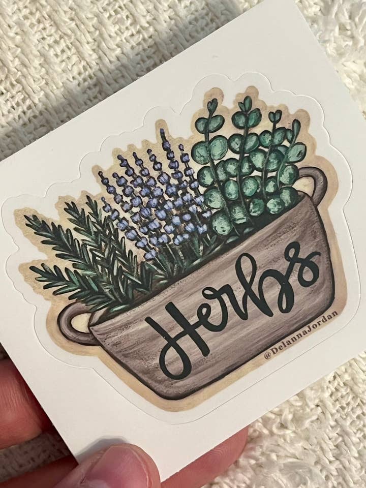 Herbs Sticker for wholesale by ON THE GO Studio