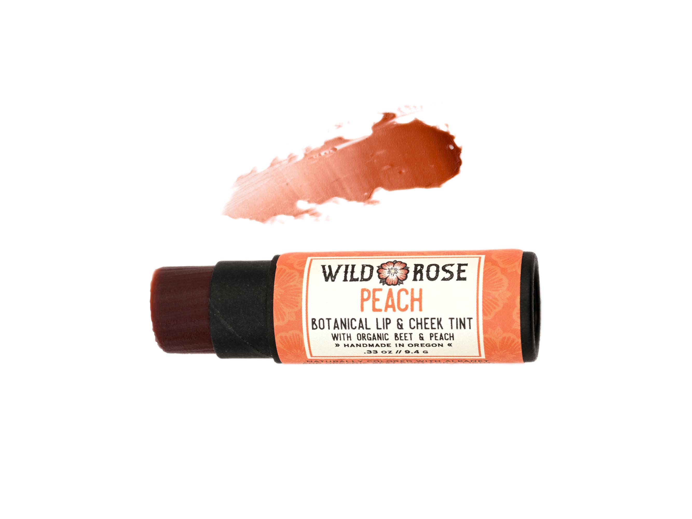 Wild Rose Herbs - Wholesale Lip Stain/Dye/Tint - Peach Lip & Cheek Tint - Tube