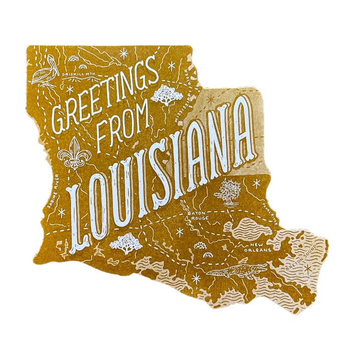Noteworthy Paper & Press - Wholesale Postcard - Louisiana Postcard