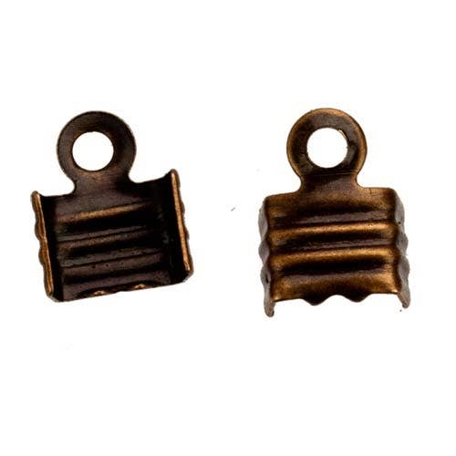 2.500 terminali pieghevoli, 2mm, antichizzato per la vendita all'ingrosso da parte di EHAWA