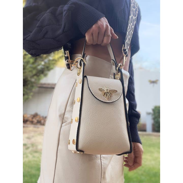 Cassette Barcelona - Wholesale Crossbody Bag - Women's - Cassette - The Bee Bag Gold