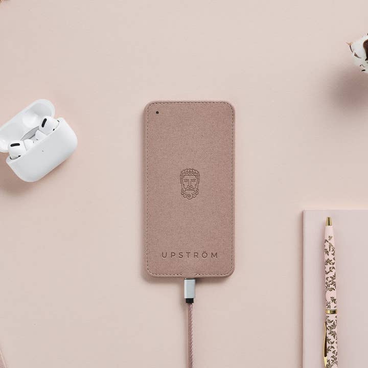 UPSTRÖM - Wholesale Charging Dock - UPSTRÖM Wireless Charger - LÄDER (Pink)2