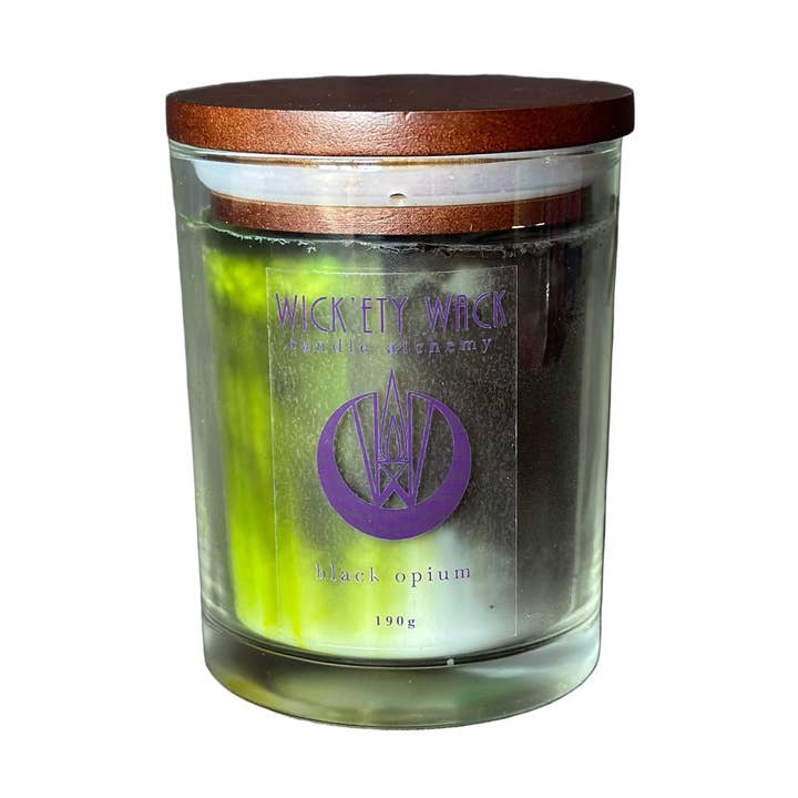 Black Opium (190g) 𝘓𝘪𝘮𝘪𝘵𝘦𝘥 𝘌𝘥𝘪𝘵𝘪𝘰𝘯 for wholesale by Wickety Wack Candles