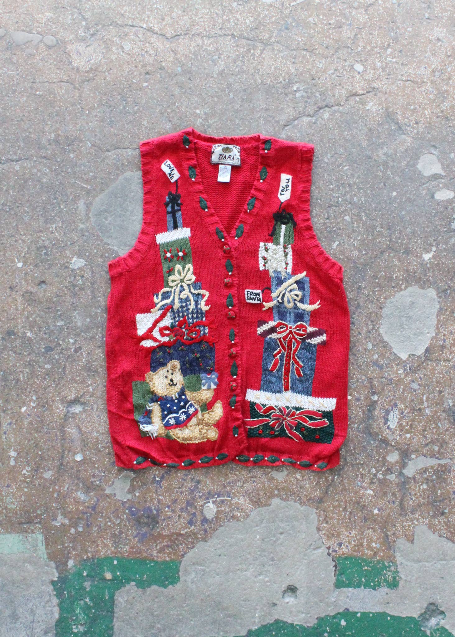 American Recycled Clothing – Engroshandel Strikvest/slipover – Kvinder – Jule-strikvestpakke3