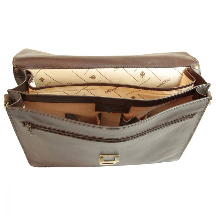 Old Angler Firenze - Wholesale Briefcase - Unisex - Leather Laptop Briefcase15