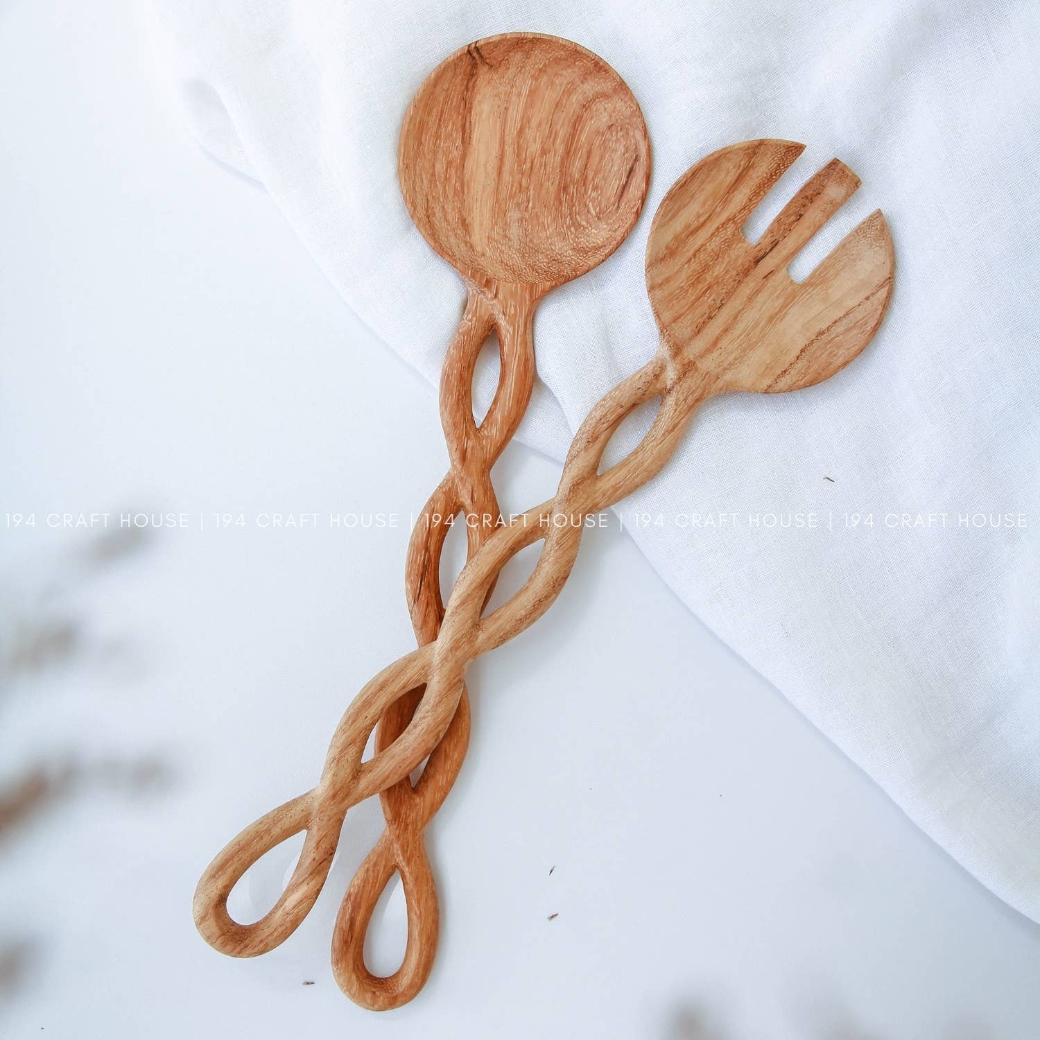 194 Craft House – Großhandel Servierbesteck – Holz-Salatzangen – Küchen-Servierbesteck22