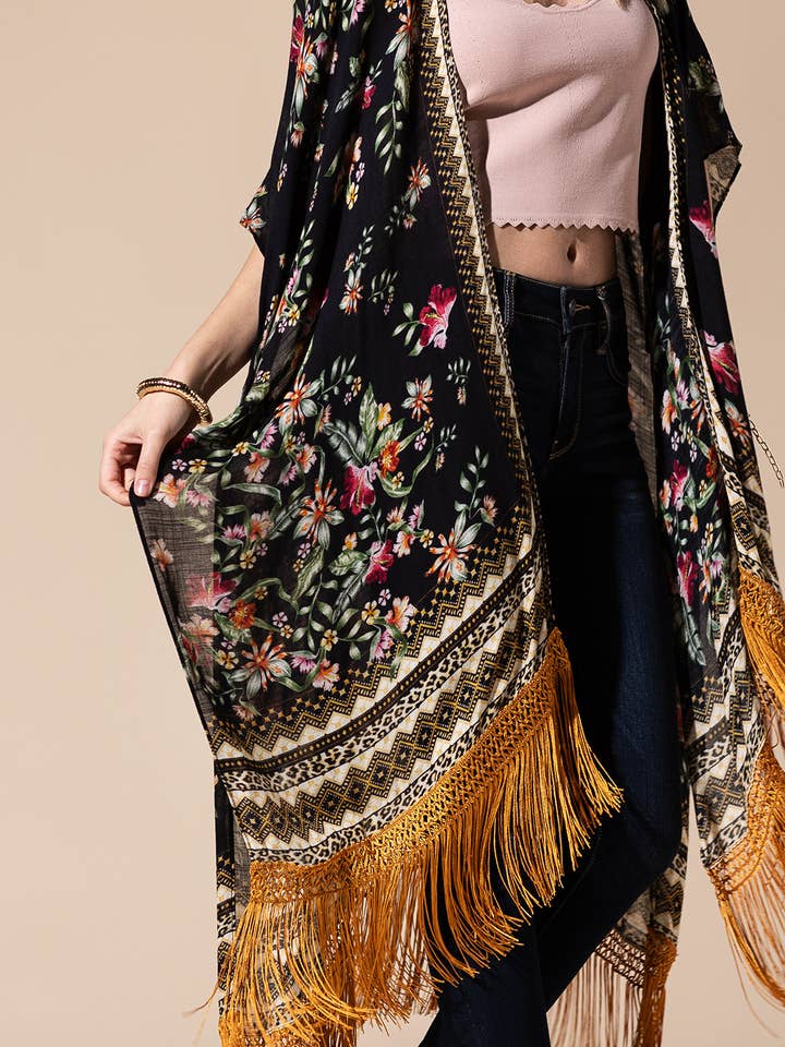 Gallia Floral Kimono for wholesale by Urbanista