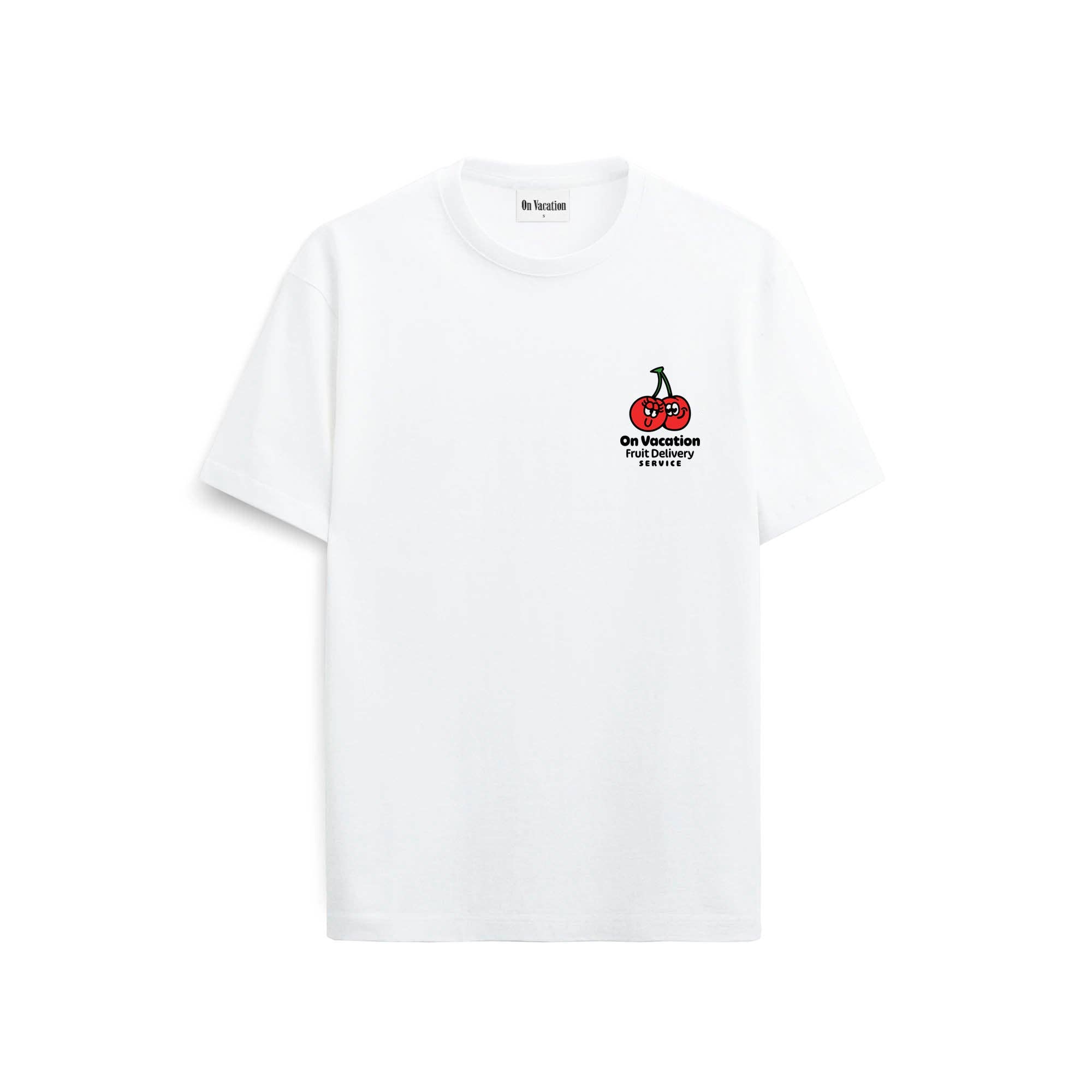 Fruit Stickers T-Shirt - White for wholesale on Faire1