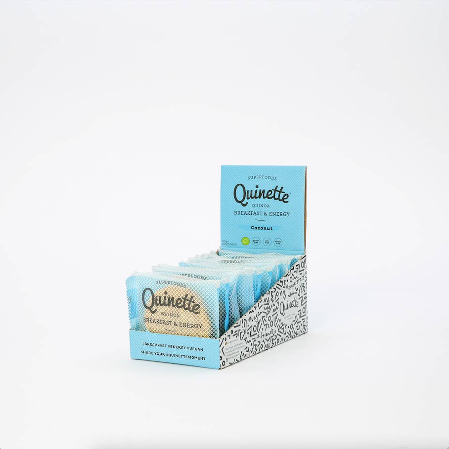 Quinette – wholesale Biscuit – Quinette 12 x 50 gr Coconut Breakfast Energy Cookie