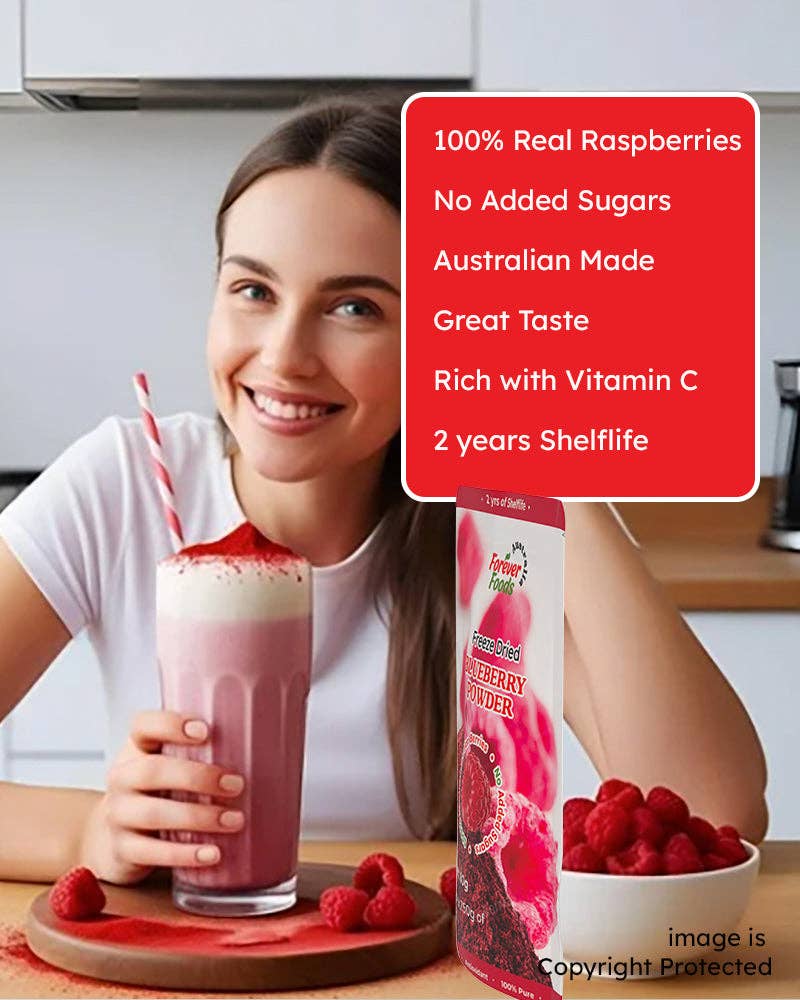 Forever Foods - Wholesale Dried/Dehydrated Fruit - Raspberry Powder - Freeze Dried1