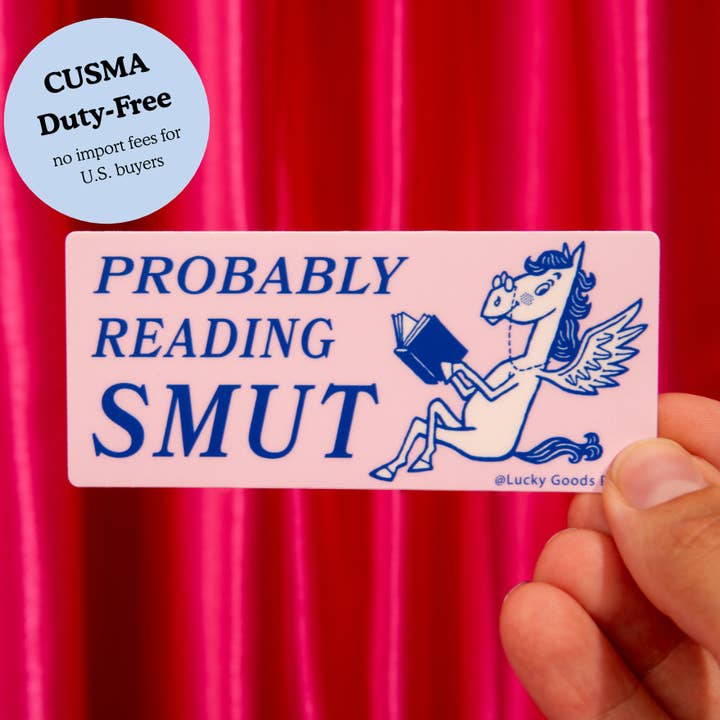 Smut lesen – Mattvinyl-Aufkleber für den Großhandel von Lucky Goods Paper