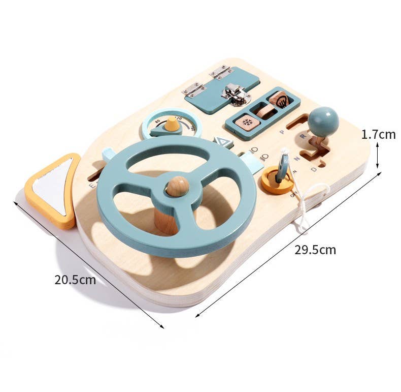 giftland - Wholesale Wood Toy - Kids - Wooden Montessori Toy Steering Wheel6
