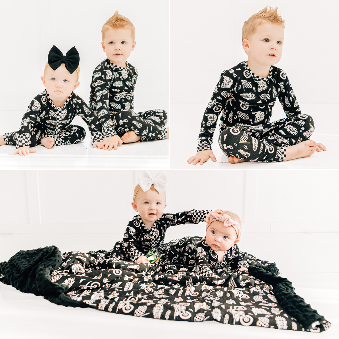 Strictly Wild - Wholesale Sleepwear Set - Kids - Lightning Speed 2 Piece Pajamas / PREORDER ships Jan 12 - 164