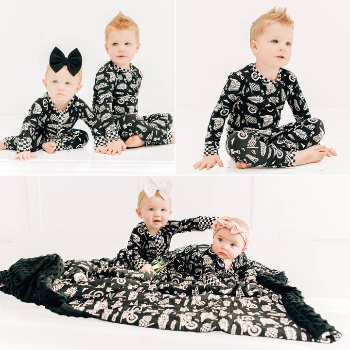 Strictly Wild - Wholesale Sleepwear Set - Kids - Lightning Speed 2 Piece Pajamas / PREORDER ships Jan 12 - 164