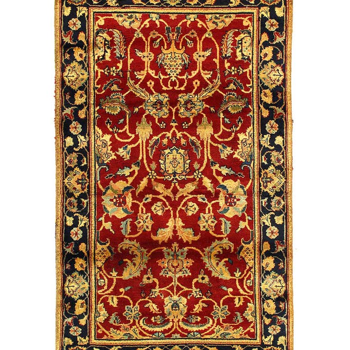 Röd Fin Handknuten Augra 3'x5' för wholesale av Canvello