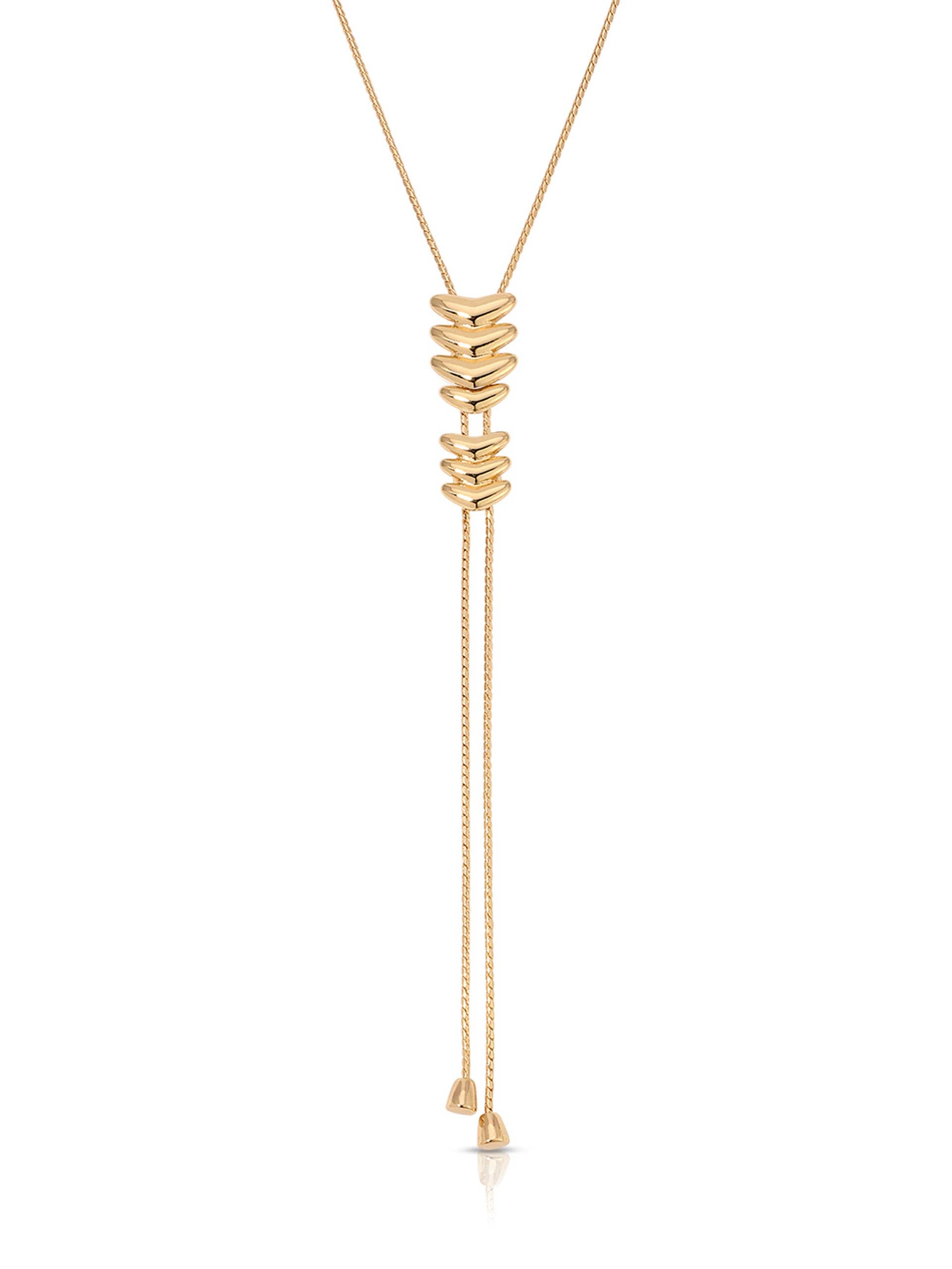 Ettika - Wholesale Y-Neck/Lariat Necklace - Metal Moderna Bolo Necklace2
