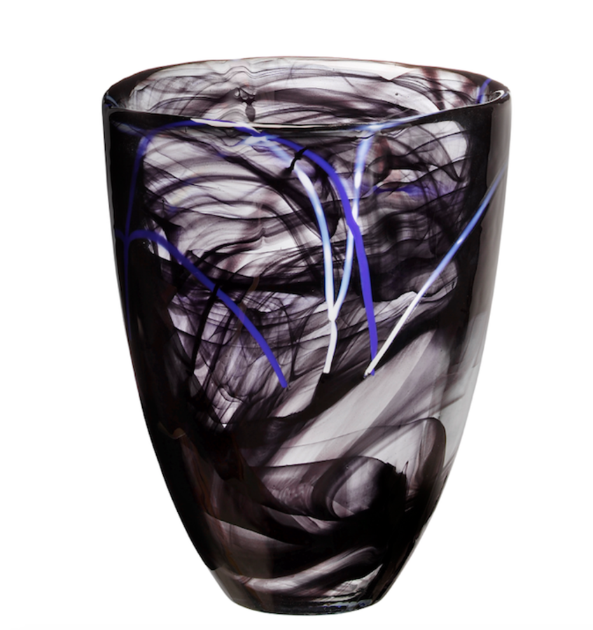 Kosta Boda - Wholesale Vase - Contrast Vase Black1
