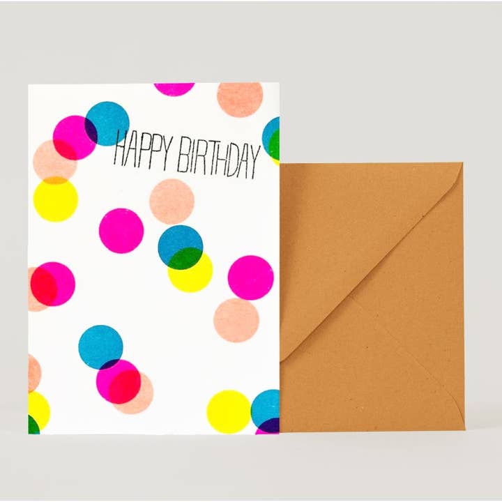happy birthday dots for wholesale by superjujupress