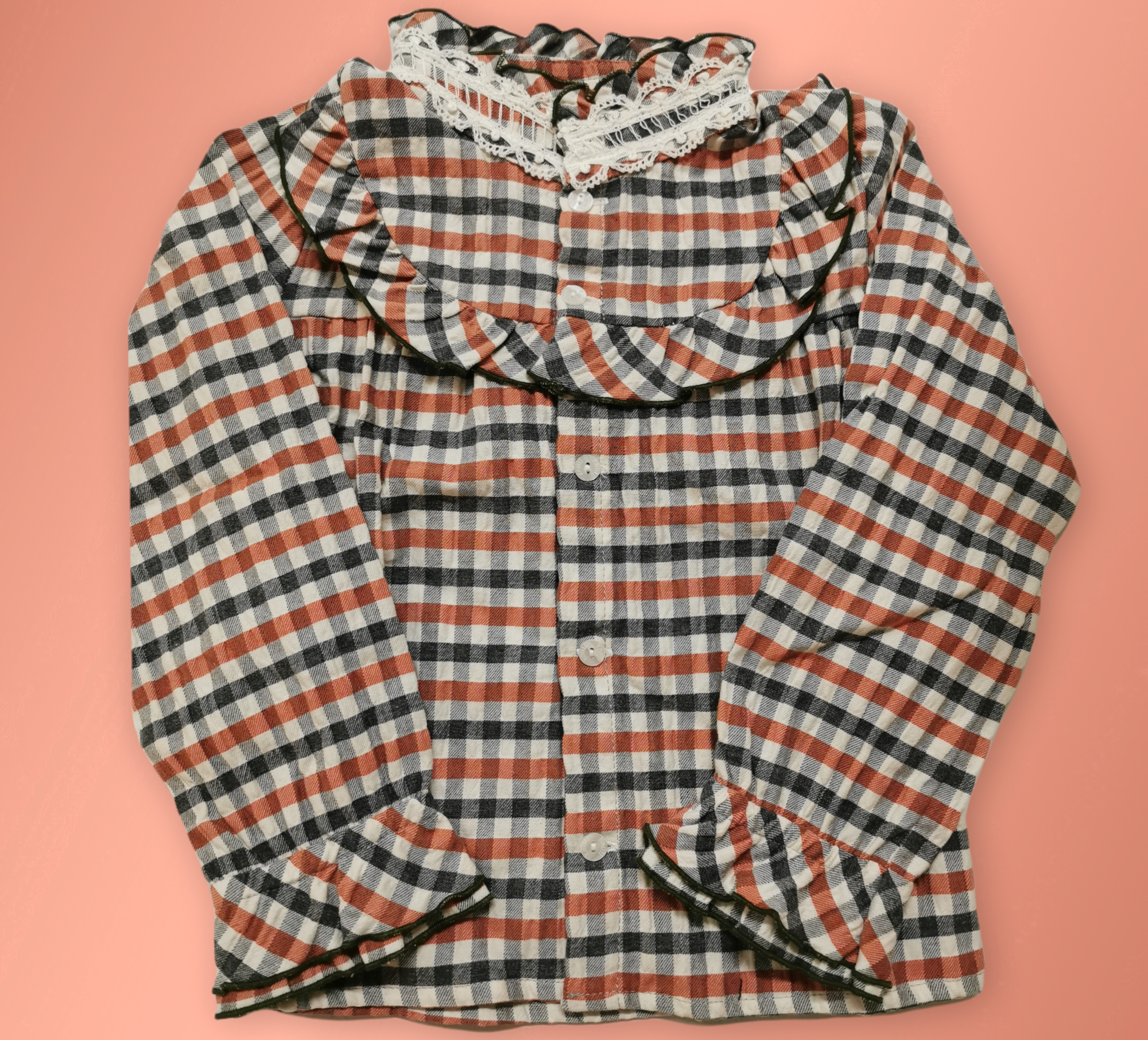 Orange Amazona Girl's Blouse for wholesale on Faire2