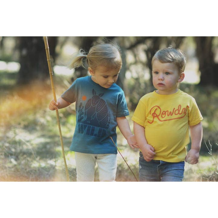 River Road Clothing Company - Wholesale Screen Printed T-Shirt - Kids - Rowdy (Youth) | Yellow4