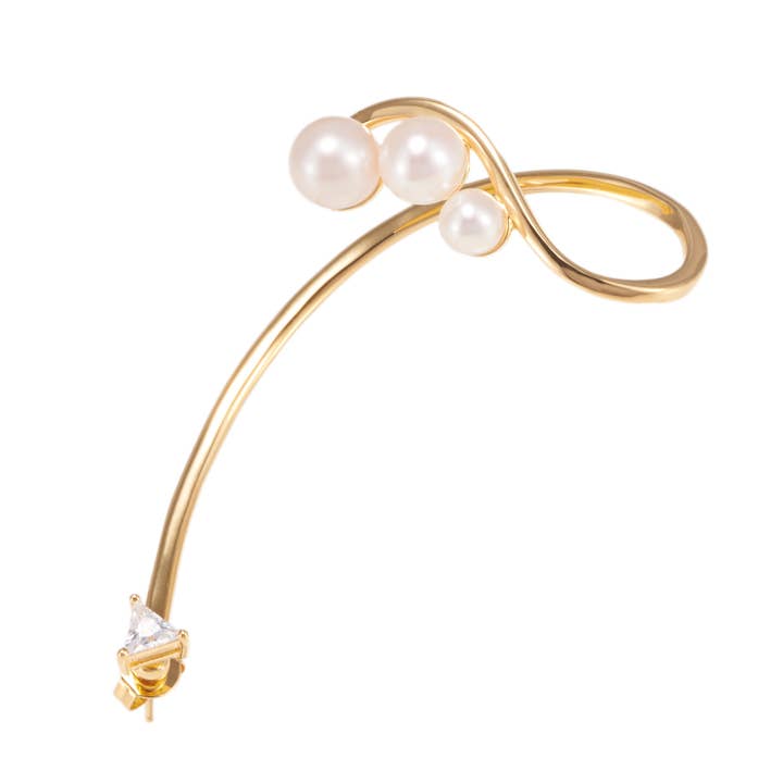 Delphine Ohrstulpe für den Großhandel von Gold Philosophy