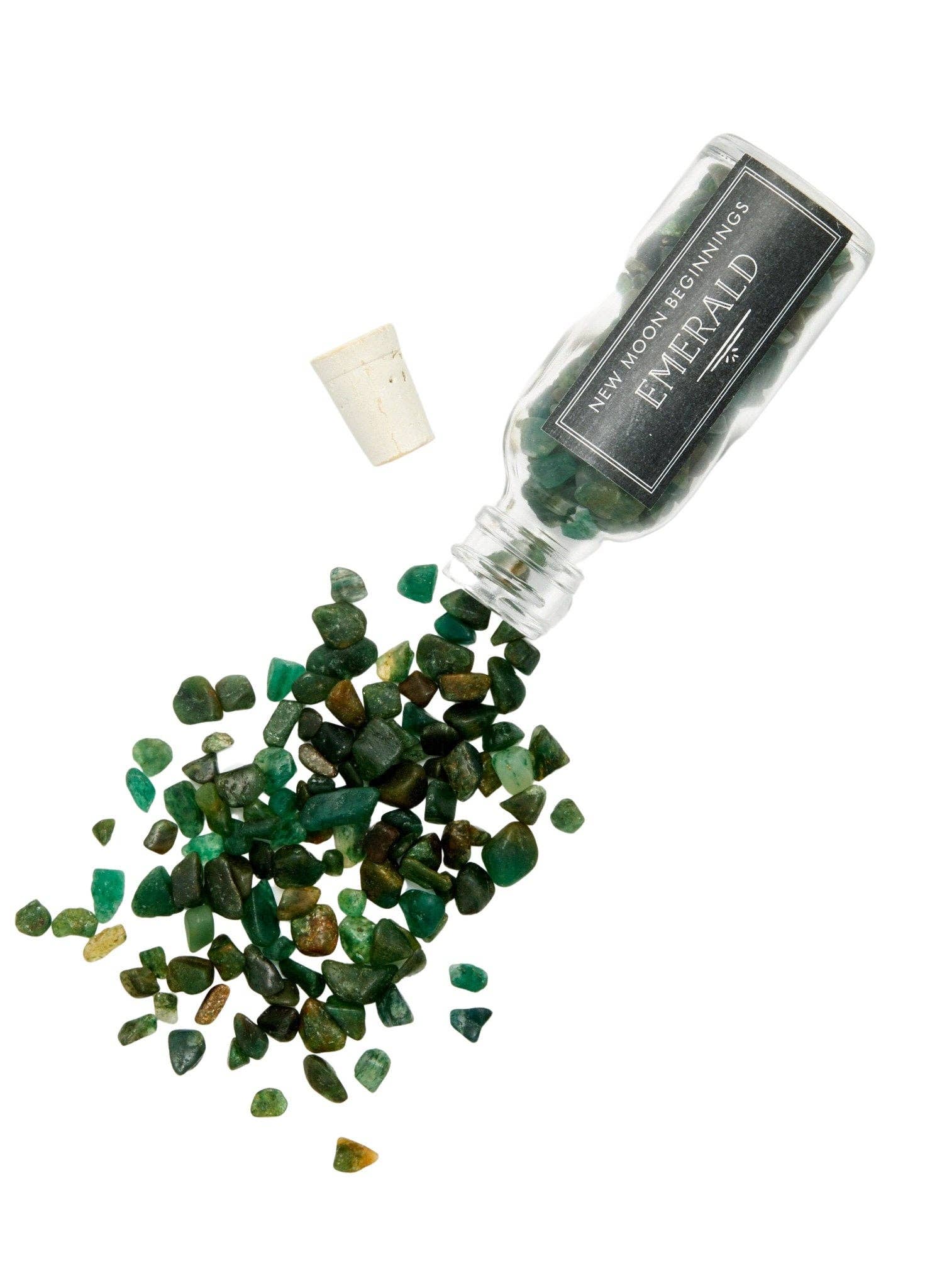 New Moon Beginnings - Wholesale Spiritual Stone/Crystal - Natural Gemstone Chips in a Bottle -70 stone types available32