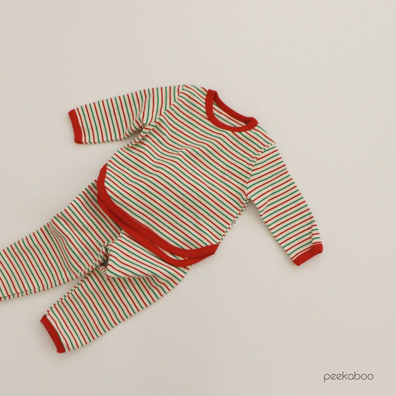 peekaboo - Wholesale Sleepwear Set - Kids - Long Sleeve Christmas Toddler Pajama set for kids3