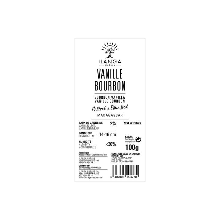 Ilanga Nature - Wholesale Vanille/fruitextract - Bourbon Vanillepoeder 100g1