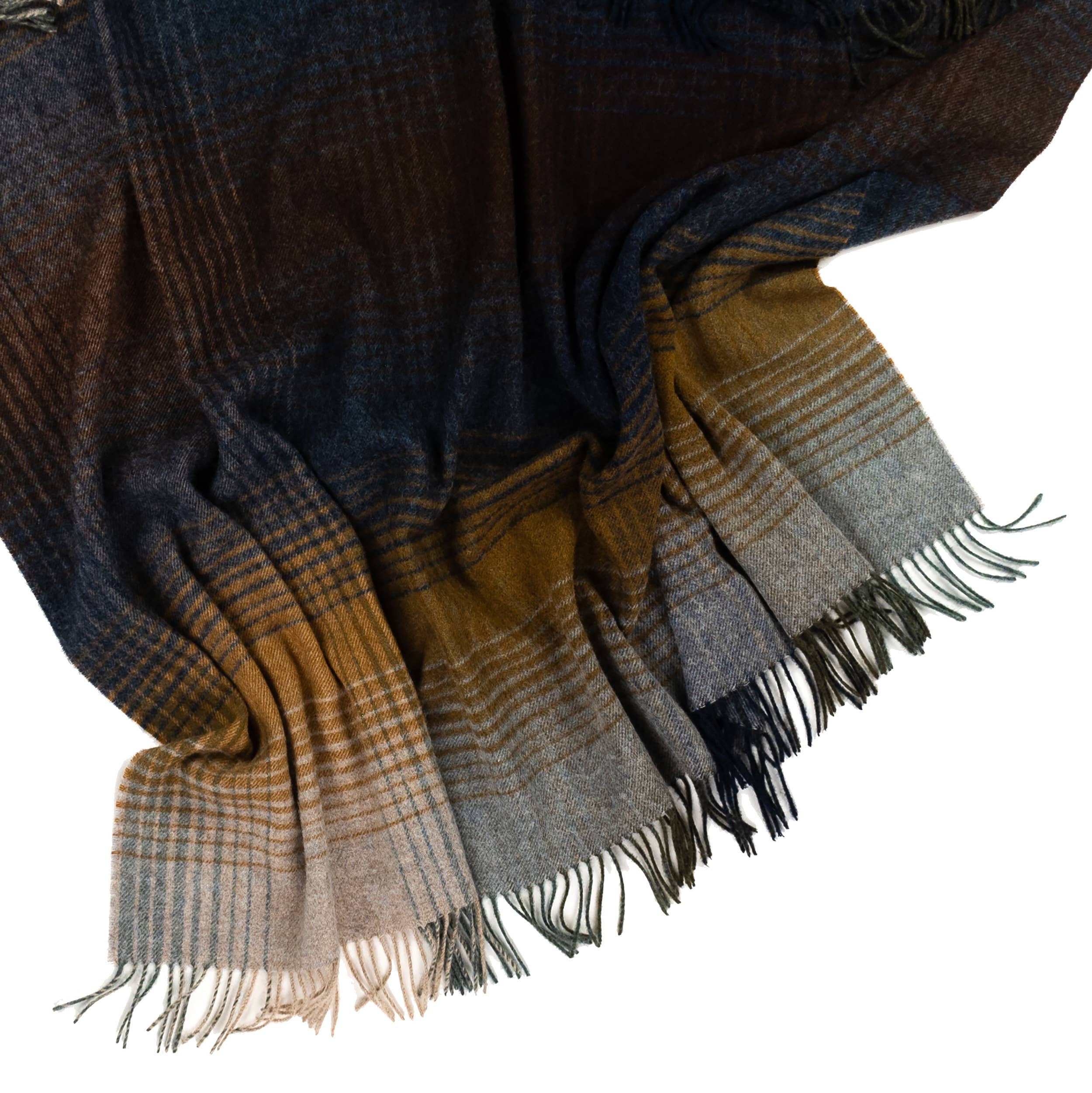 Prince of Scots - Wholesale Throw Blanket - Highland Tweeds Shetland Lambswool Ombre Throw (Burgundy) 8