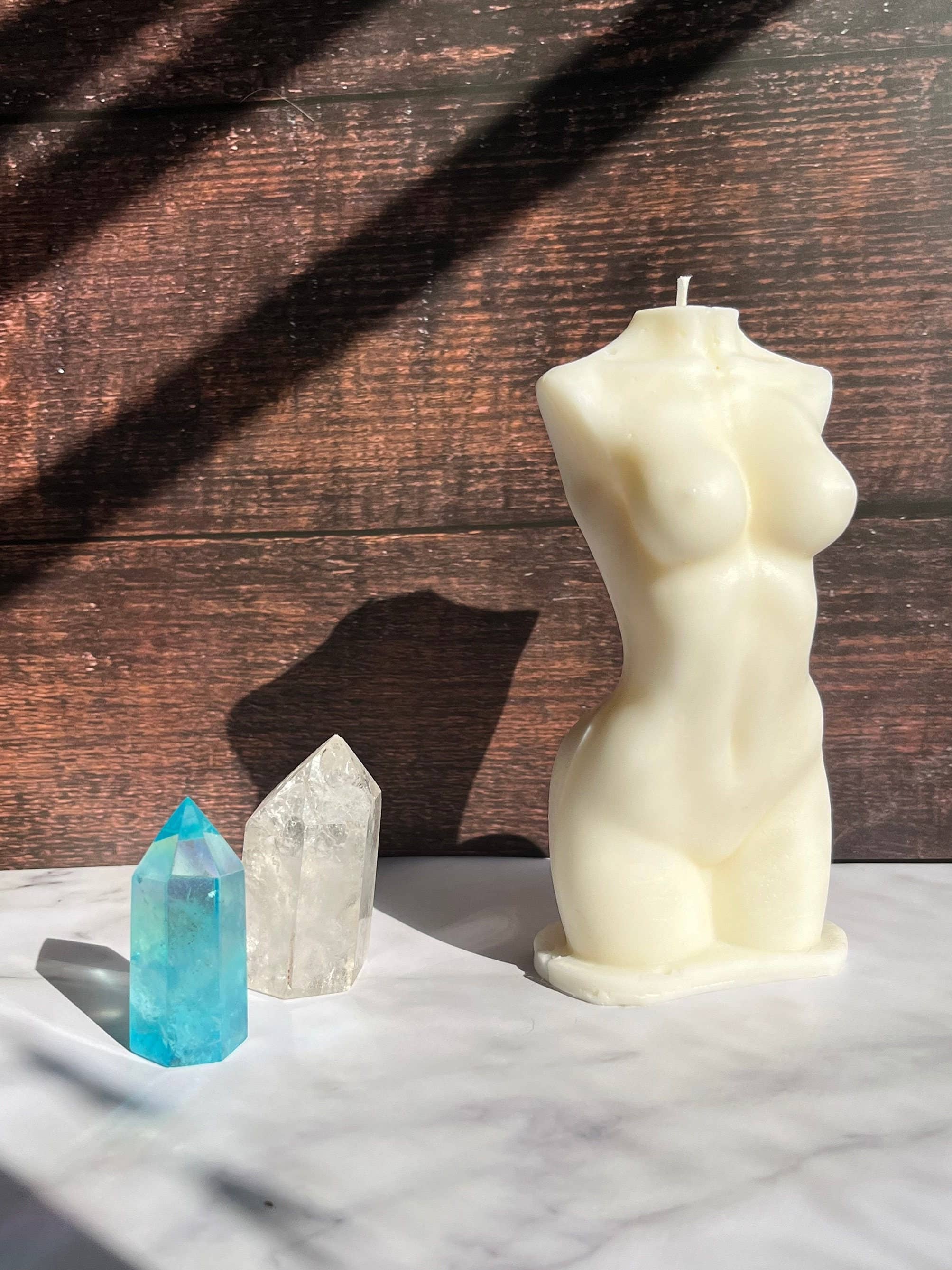 Beauty and the Moon - Wholesale Novelty Candle - Large 6 Inch Goddess Candle | Naked Female Body Candle3