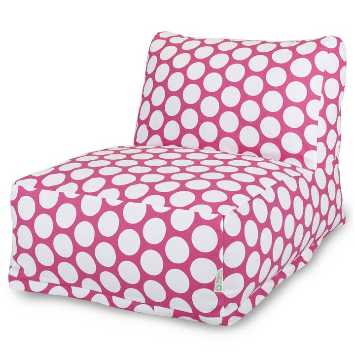 Majestic Home Goods Tumbona para silla de lunares, color rosa caliente para venta al por mayor de Majestic Home Goods