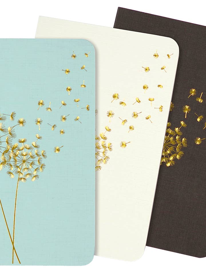 Jotter Mini Notebook Set: Dandelion Wishes for wholesale by Peter Pauper Press