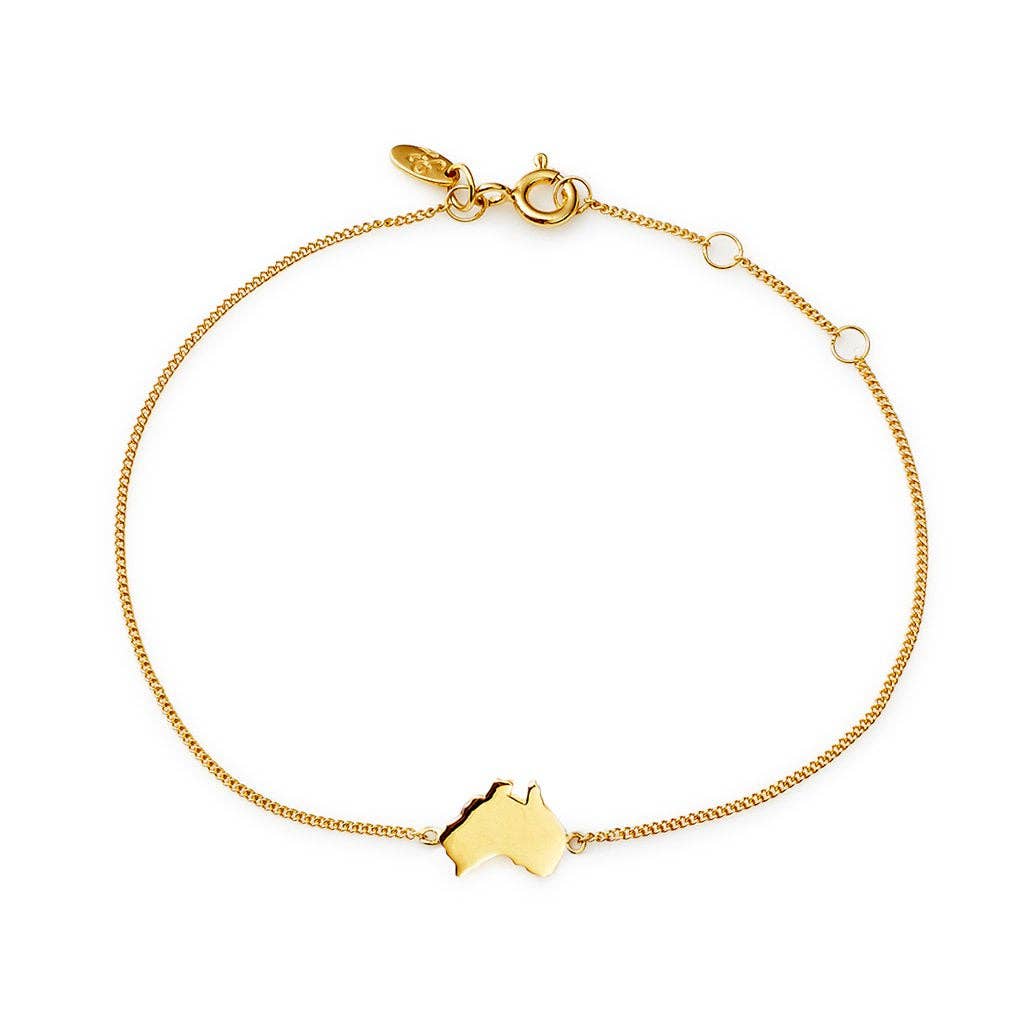 PL Collective - Vendita all'ingrosso Braccialetto con ciondolo/pendente - Bracciale Australian Map3