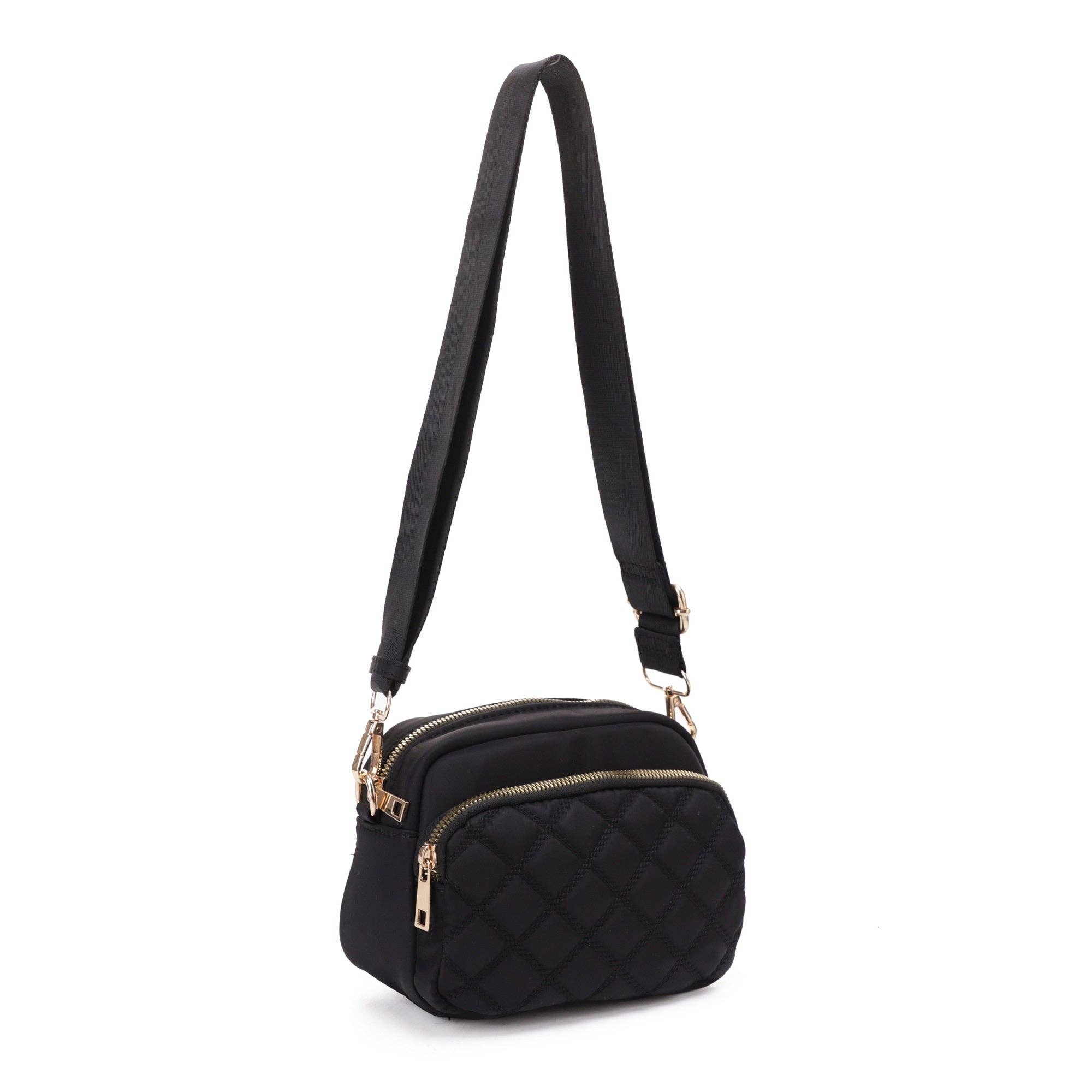 MiMi Wholesale - Wholesale Crossbody Bag - Women's - DJ25764N-6 Angela Quilted Crossbody Bag12
