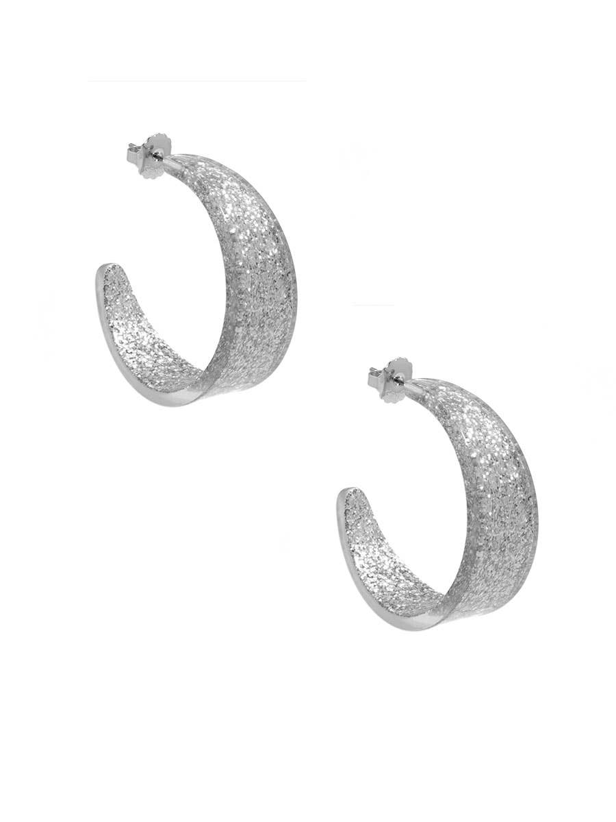 ZENZII Jewelry - Wholesale Hoop Earrings - Chunky Resin Hoop Earring22