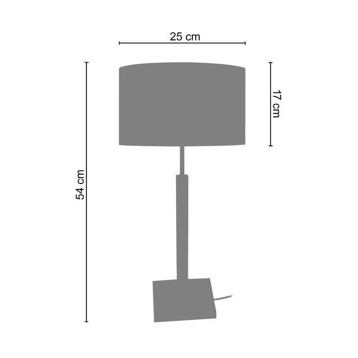Tosel Shop - Wholesale Accent/Desk Lamp - HOD B - Natural and Black Wood Column Table Lamp