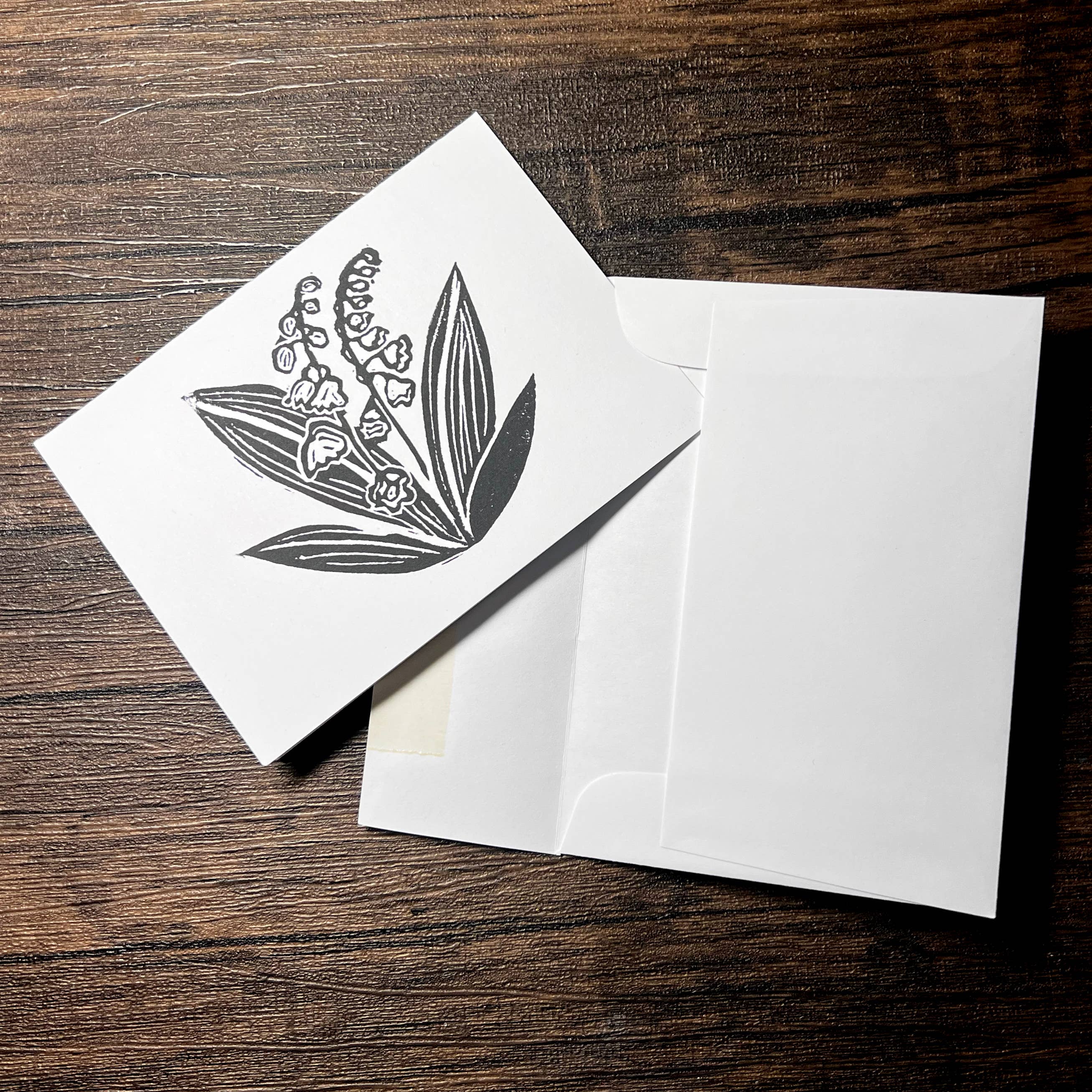 Dragonduck Creations - Wholesale Everyday Greeting Card - Lily of the Valley Greeting Card  2