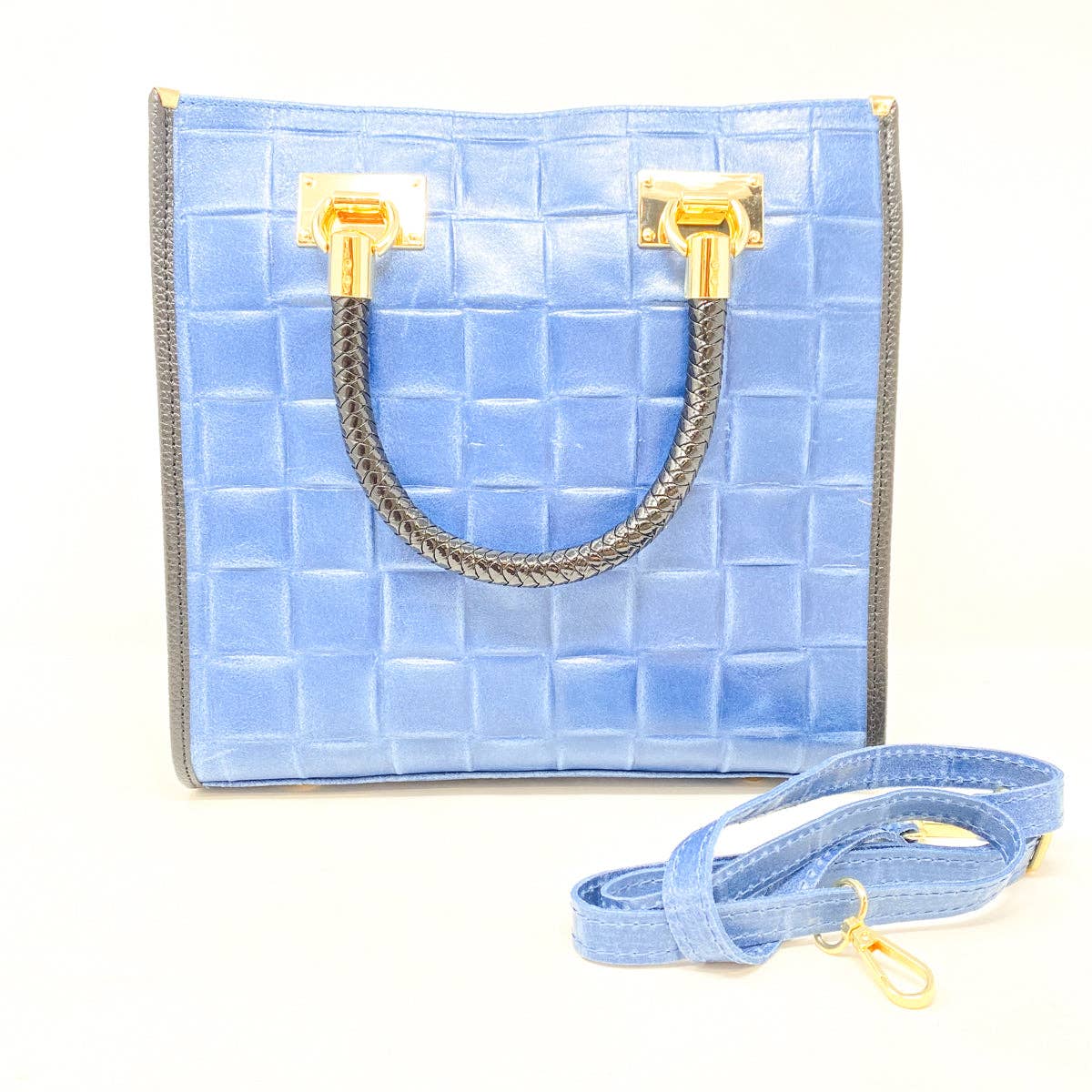 German Fuentes Handbags - Wholesale Top Handle Bag - Women's - GF13229 GENUINE ITALIAN LEATHER PORTFOLIO BAG5