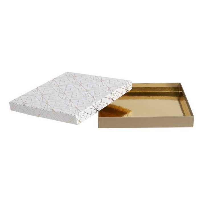 Deffrennes - Wholesale Gift Box - Exception square cardboard box 26.5x26.5x3.41
