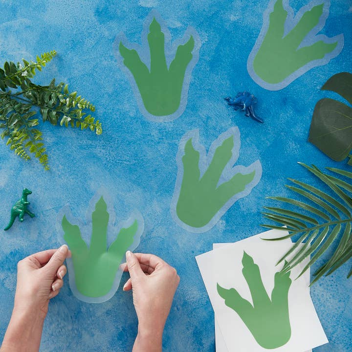 Foot Print Stencil - Dinosaur for wholesale by Ginger Ray