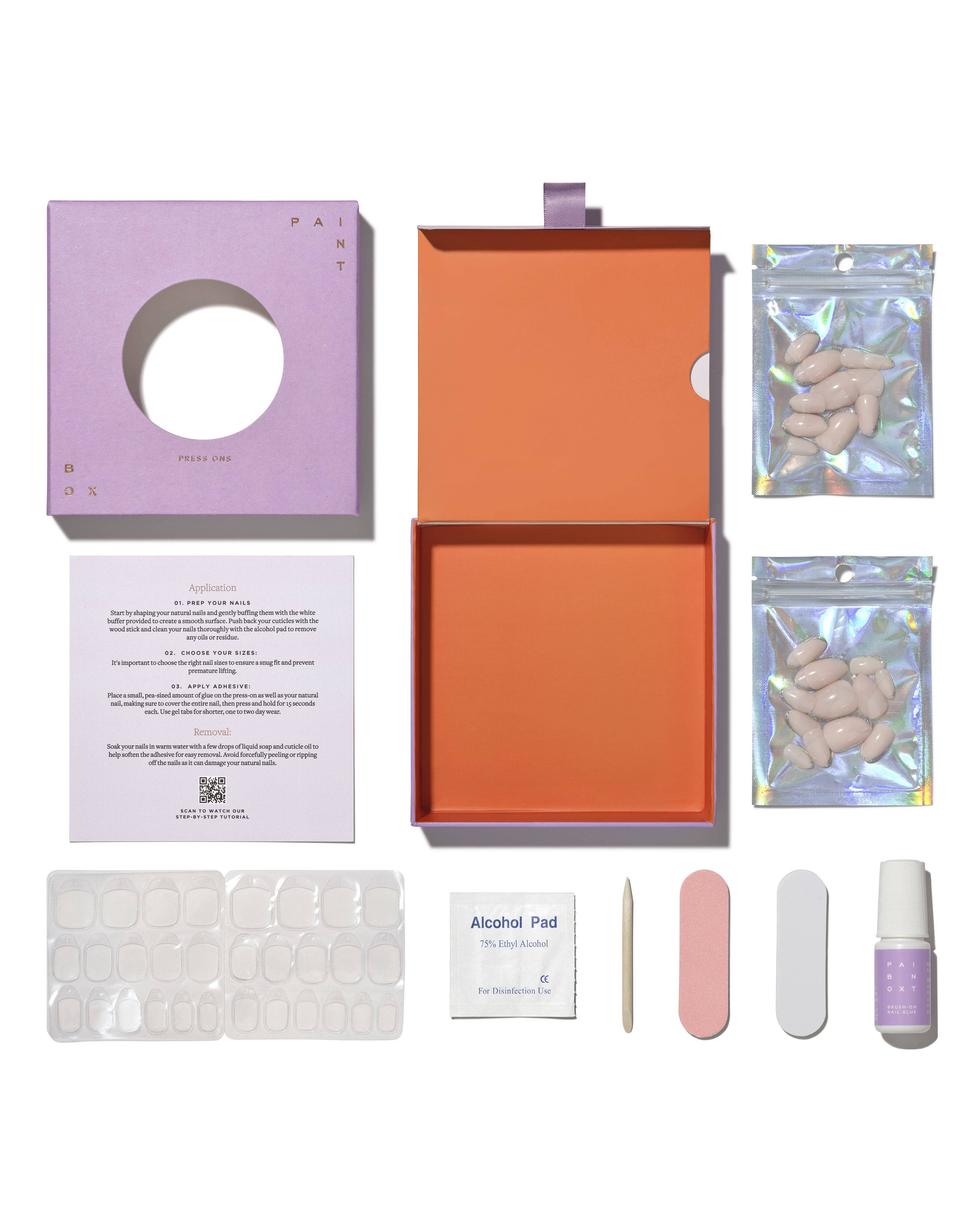 Paintbox - Wholesale Press-On/Fake Nails - Bordeaux | Press Ons Nails6