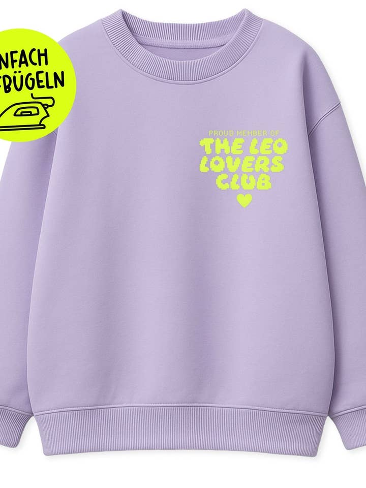 Flockmärke - Leoälskarnas klubb *påstrykbart* för wholesale av Paul und Clara