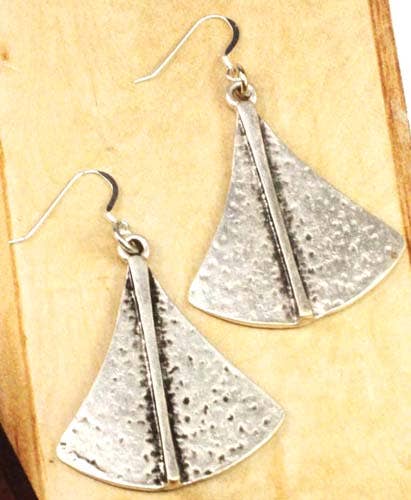 Aclue! Jewelry by Celest Anderson - Wholesale Dangle Earrings - Laya - Sterling Silver Fish Hooks3