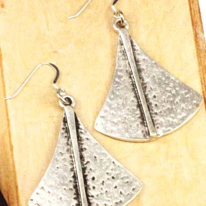 Aclue! Jewelry by Celest Anderson - Wholesale Dangle Earrings - Laya - Sterling Silver Fish Hooks3