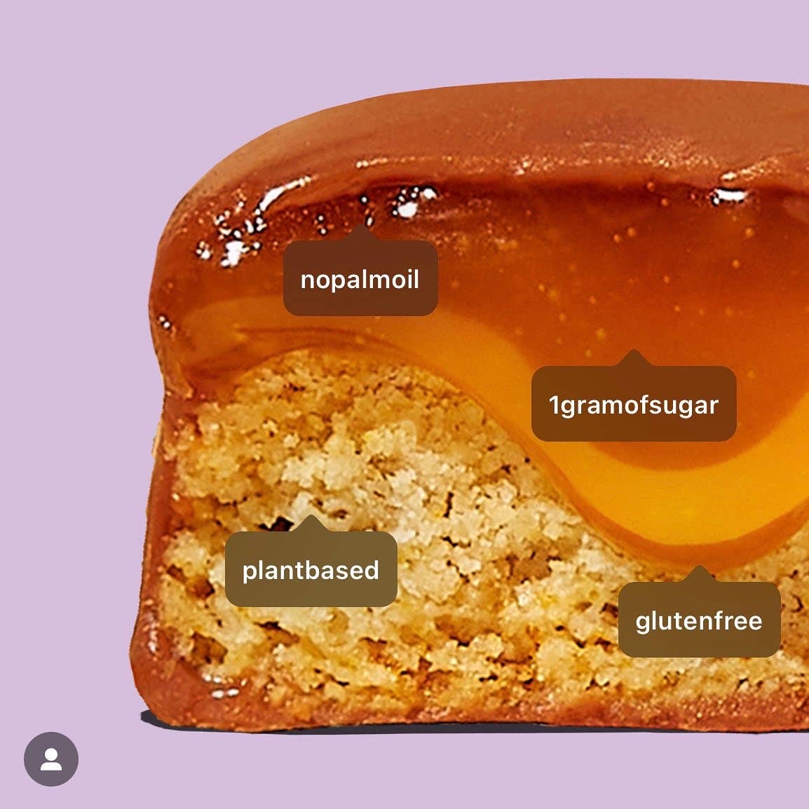 Whims Delights Inc. - Wholesale Chocolate Covered Sweets - Oat Milk Chocolate Caramel Cookie Bar - Pouch2