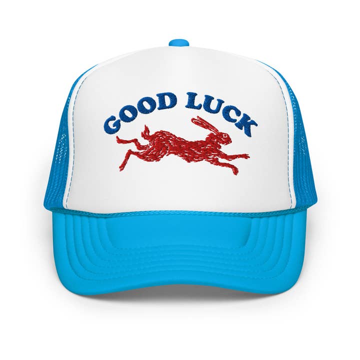 KILLER RETRO - Wholesale Trucker Hat - Unisex - Good Luck Embroidered Foam Trucker Hat12