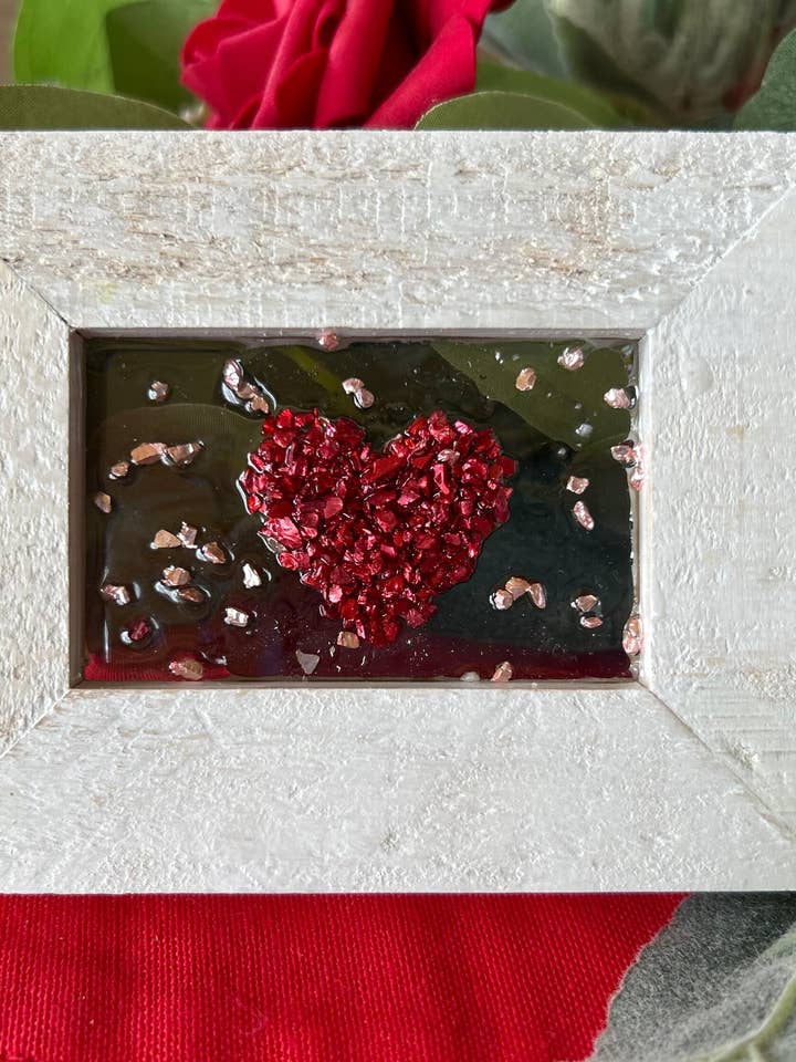 KYSTNÆRE VALENTINS HJERTE rammer #4 for engroshandel hos Sea Dreams Coastal Art