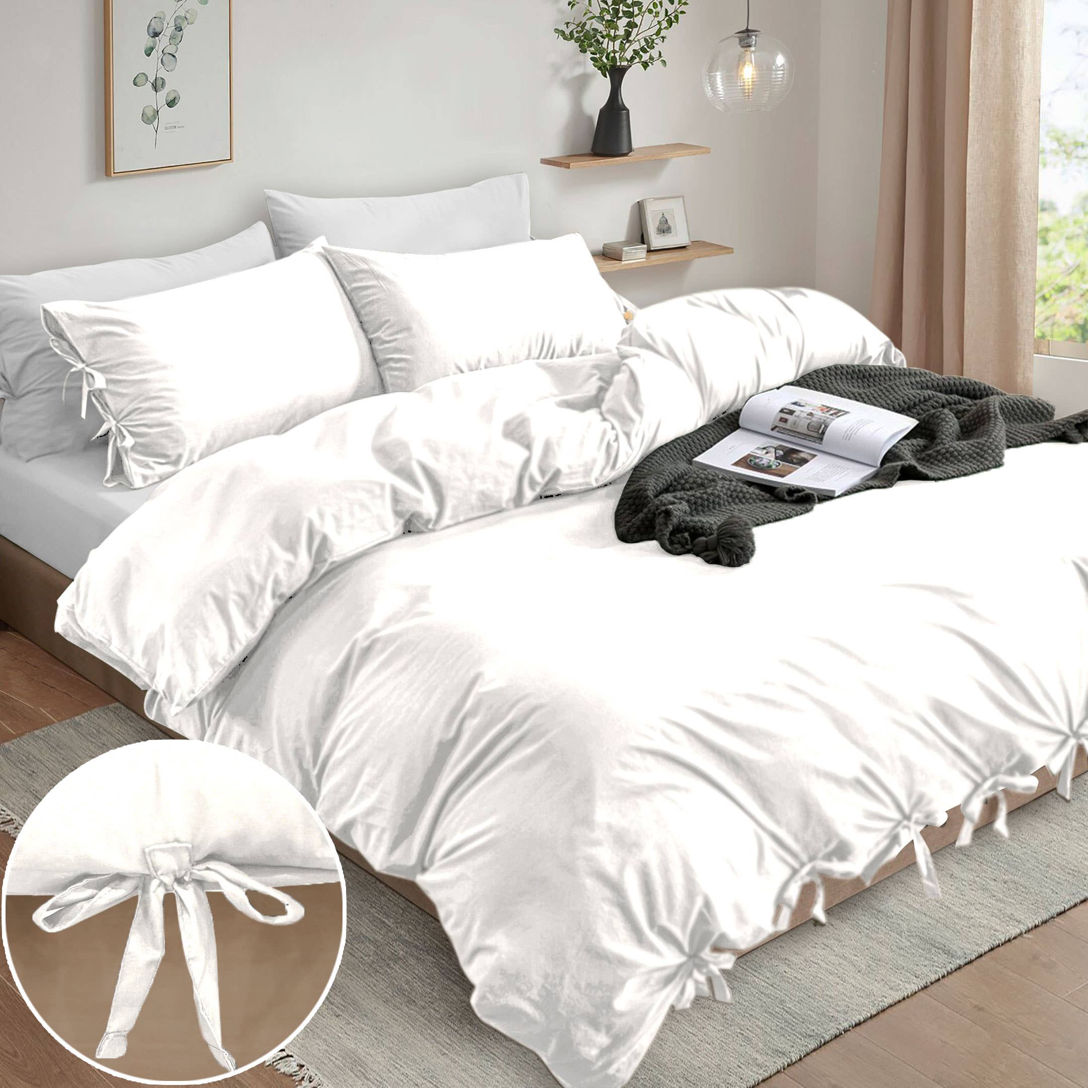 Cotton Passion - Wholesale Duvet Cover - Knotted Duvet Cover Set – Soft Microfiber Luxury Bedding9