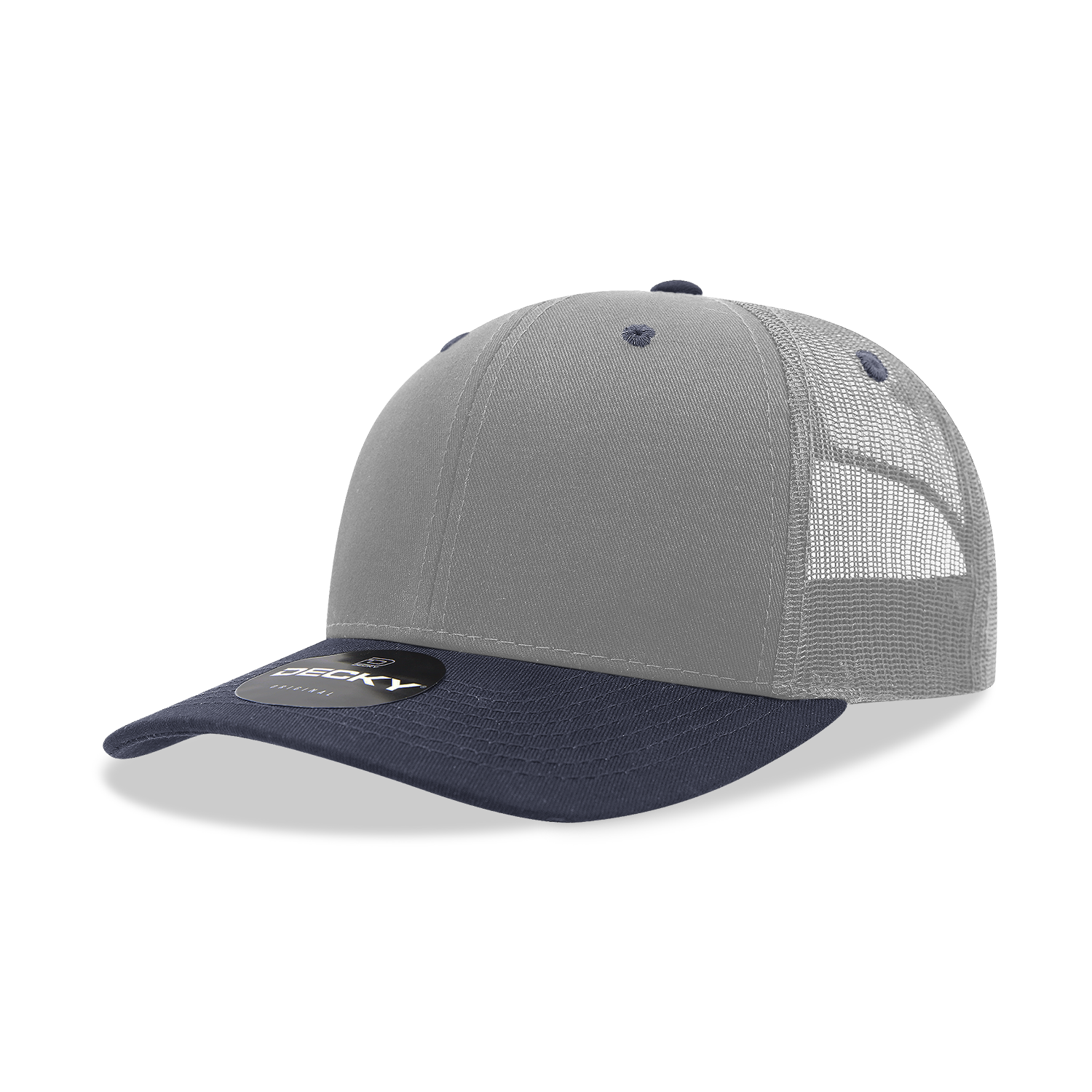The Park Wholesale - Vente Casquette de camionneur – unisexe - Casquette Trucker classique Decky 6021, 6 panneaux, style mid pro34