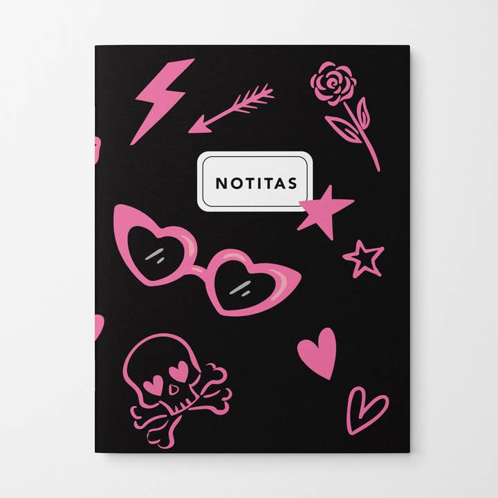 Pink Notitas | Carnet de poche pour la vente par Lucy Loves Paper